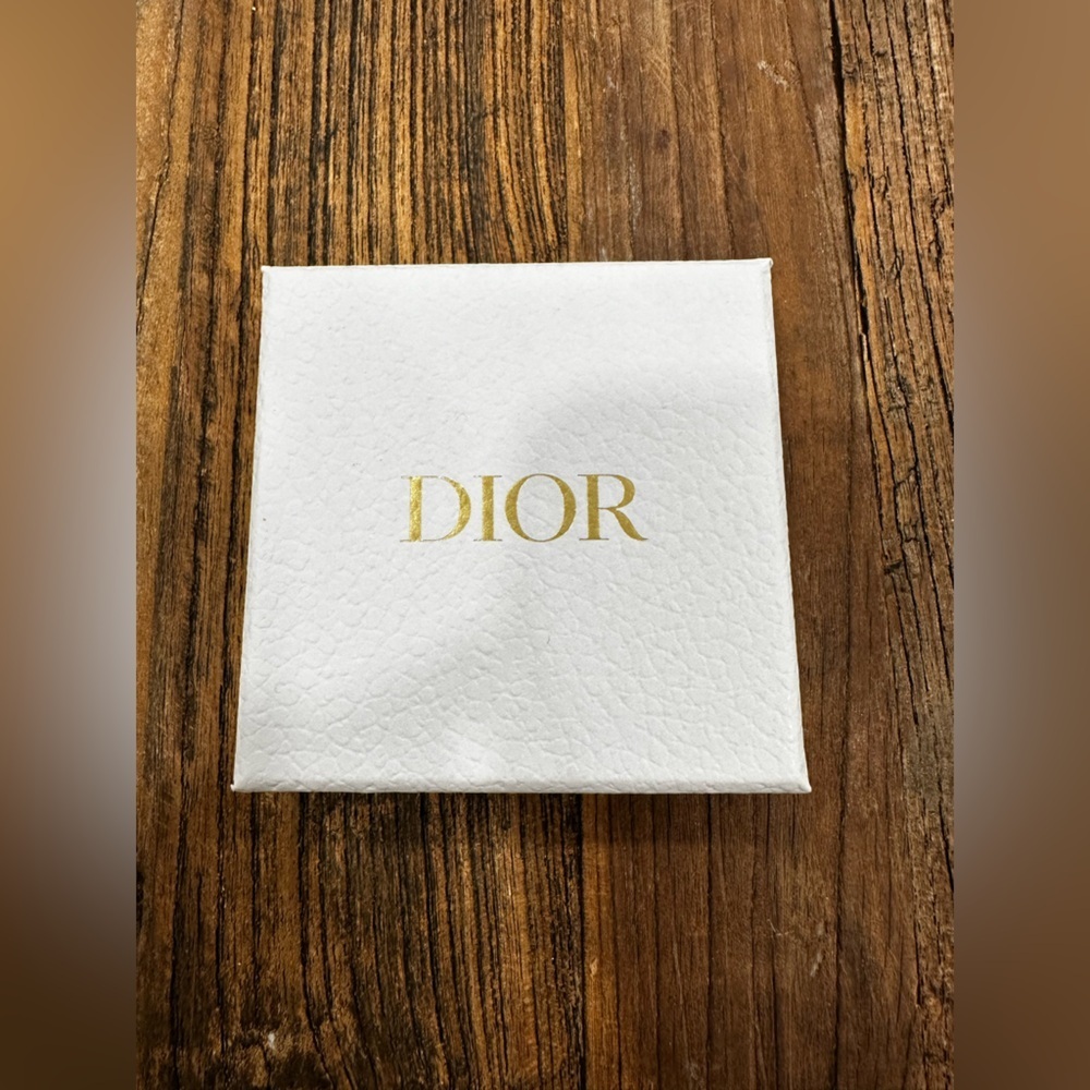 Dior White Jewelry box with Gold Logo